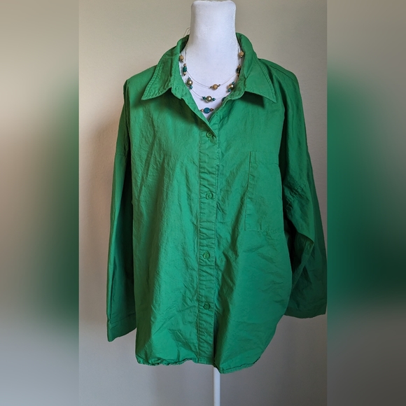 Blouse Fleurie LE LIS – Occasion Très Bon état, Made In USA, Taille S